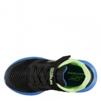 Adidasi Skechers GoRun Adidasi sport 600 pentru Bebelusi negru albastru verde lime