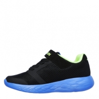 Adidasi Skechers GoRun Adidasi sport 600 pentru Bebelusi negru albastru verde lime