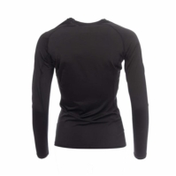 Bluza de corp cu maneca lunga Skins Top pentru femei negru