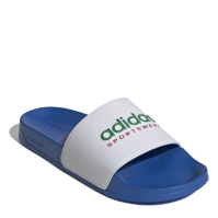 Slapi adidas Adilette pentru adulti albastru roial alb verde