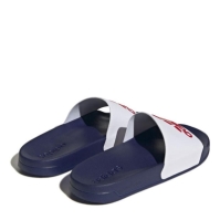 Slapi adidas Adilette Unisex alb albastru rosu