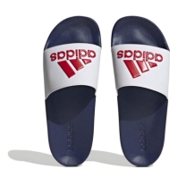 Slapi adidas Adilette Unisex alb albastru rosu