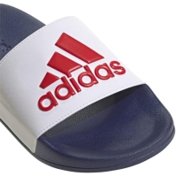 Slapi adidas Adilette Unisex alb albastru rosu