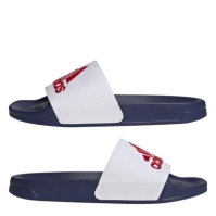 Slapi adidas Adilette Unisex alb albastru rosu