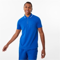 Slazenger ft. Aitch fermoar Tipped Polo albastru