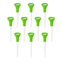 Slazenger Plastic Tees 61 83mm 10pcs in . verde alb