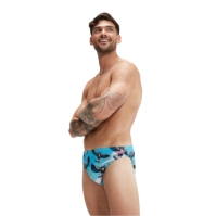 Slipi de inot 5CM Speedo Escpe pentru barbati albastru roz