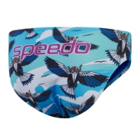 Slipi de inot 5CM Speedo Escpe pentru barbati albastru roz