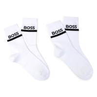 Sosete Boss Logo Print . pentru baietei whie alb 10p