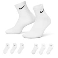 Sosete Nike Everyday Cushioned antrenament glezna (6 Pairs) alb negru