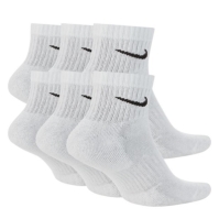 Sosete Nike Everyday Cushioned antrenament glezna (6 Pairs) alb negru