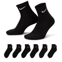 Sosete Nike Everyday Cushioned antrenament glezna (6 Pairs) negru alb