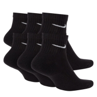 Sosete Nike Everyday Cushioned antrenament glezna (6 Pairs) negru alb