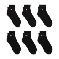 Sosete Nike Everyday Cushioned antrenament glezna (6 Pairs) negru alb