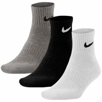 Sosete Nike Everyday Cushioned glezna 3 pairs alb, negru, gri SX7667 964