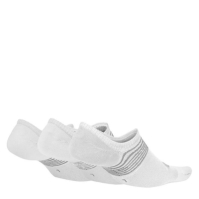 Sosete Nike Everyday Plus Lightweight antrenament Footie (3 Pairs) pentru femei alb wolf gri