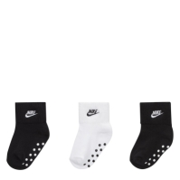 Sosete Nike Quarter pentru Bebelusi negru