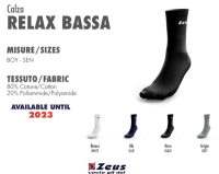 Sosete Relax BASSA Zeus negru alb