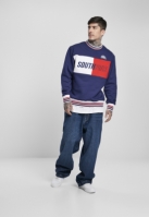 Southpole Block Logo Crewneck bleumarin