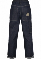 Southpole broderie Denim bleumarin albastru