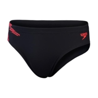 Speedo 7cmTcPanBrief pentru barbati negru rosu gri