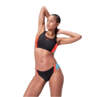 Costum de Inot Speedo Colourblock Splice 2.0 pentru femei negru rosu picton