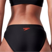 Costum de Inot Speedo Colourblock Splice 2.0 pentru femei negru rosu picton