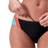 Costum de Inot Speedo Colourblock Splice 2.0 pentru femei negru rosu picton