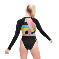 Speedo Prtd Ls CrpTp femei multicolor