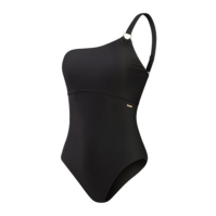 Speedo Shaping asimetric 1 Piece pentru femei negru