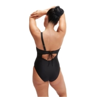 Speedo Shaping asimetric 1 Piece pentru femei negru