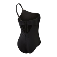 Speedo Shaping asimetric 1 Piece pentru femei negru