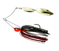 SPINNERBAIT ARM LOCK 10G negru portocaliu marime 3-0 MUSTAD