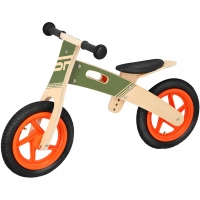 Spokey Woo Ride Duo Balance Bike portocaliu-verde 940905