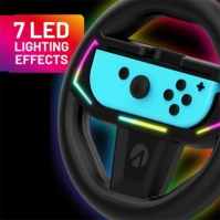 Stealth Joy-Con Light-Up Racing Wheel - Nintendo Switch & Switch OLED multicolor