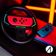 Stealth Joy-Con Light-Up Racing Wheel - Nintendo Switch & Switch OLED multicolor