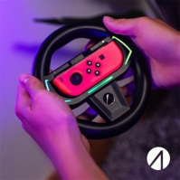 Stealth Joy-Con Light-Up Racing Wheel - Nintendo Switch & Switch OLED multicolor