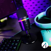 Stealth care se aprind USB Streaming Microphone multicolor