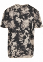 Tricou supradimensionat Bleached negru Urban Classics