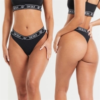 Tanga SikSilk femei negru