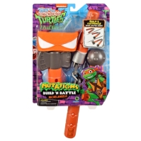 Teenage Mutant Ninja Turtles of Teenage Mutant Ninja Turtles Build N Battle Michelangelo Nunchuks - Ninja Reveal Playset