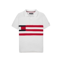 Tommy Hilfiger FLAG COLOUR BLOCK POLO SS alb yaf