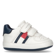 Tommy Hilfiger Tommy Flag Velcro Lo bebelusi off alb albastru