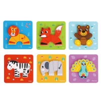 Tooky Toys Animal Puzzle Bb54 multicolor