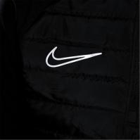 Top antrenament fotbal Nike Therma-FIT Academy Big pentru Copii negru galben