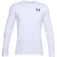 Top cu logo pe piept Under Armour alb