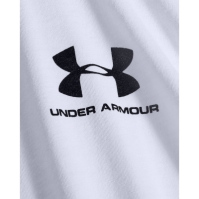 Top cu logo pe piept Under Armour alb