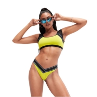 Top cu plasa Speedo Crop femei multicolor