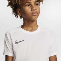 Top fotbal maneca scurta Nike Dri-FIT Academy Big pentru Copii alb negru