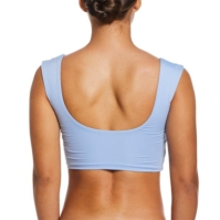 Top scurt Nike Essentials Swim albastru